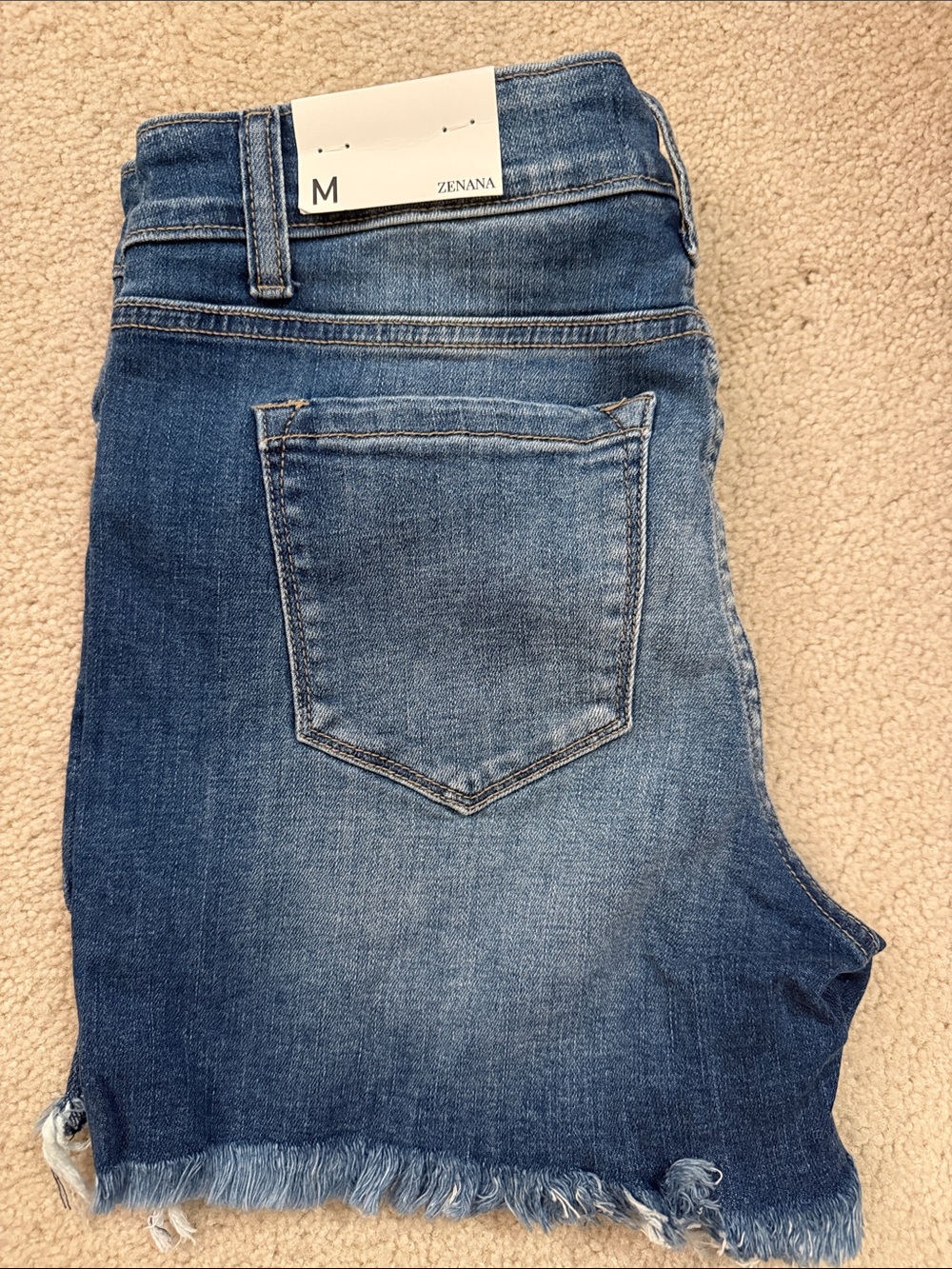 Zenana Outfitters Blue Denim Jean Shorts